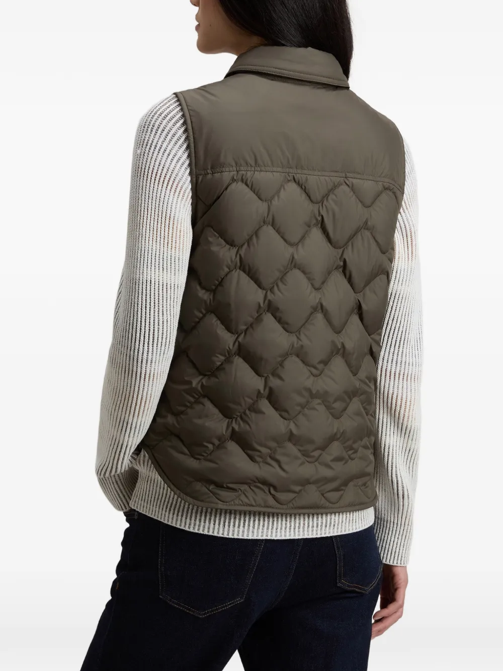 Woolrich Heritage bodywarmer met knopen Groen