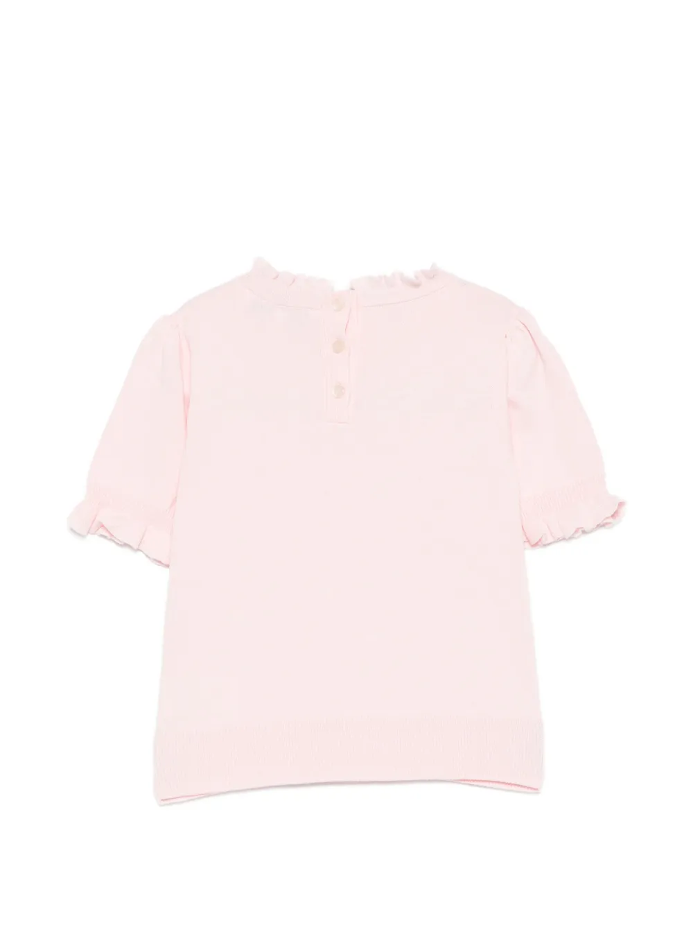  Tartine Et Chocolat Ruffled T-shirt - Pink 