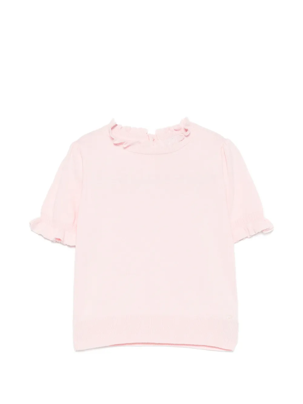 Tartine Et Chocolat ruffled T-shirt - Rosa