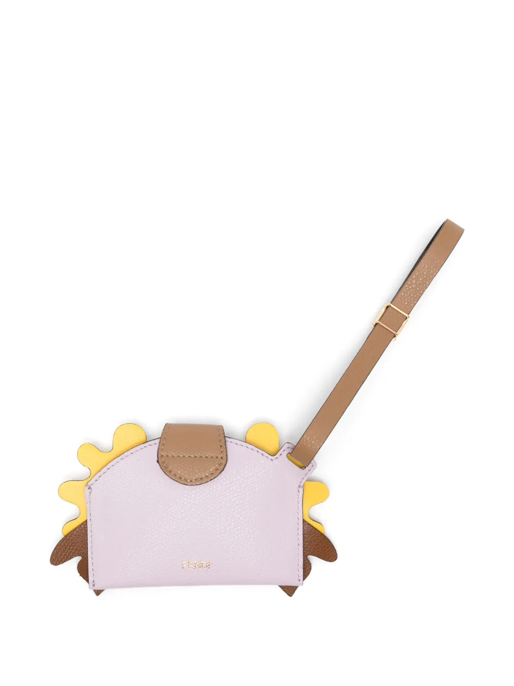 FENDI Portemonnee met bloem-applicatie Paars