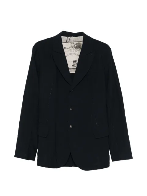 Masnada Bia button textured blazer