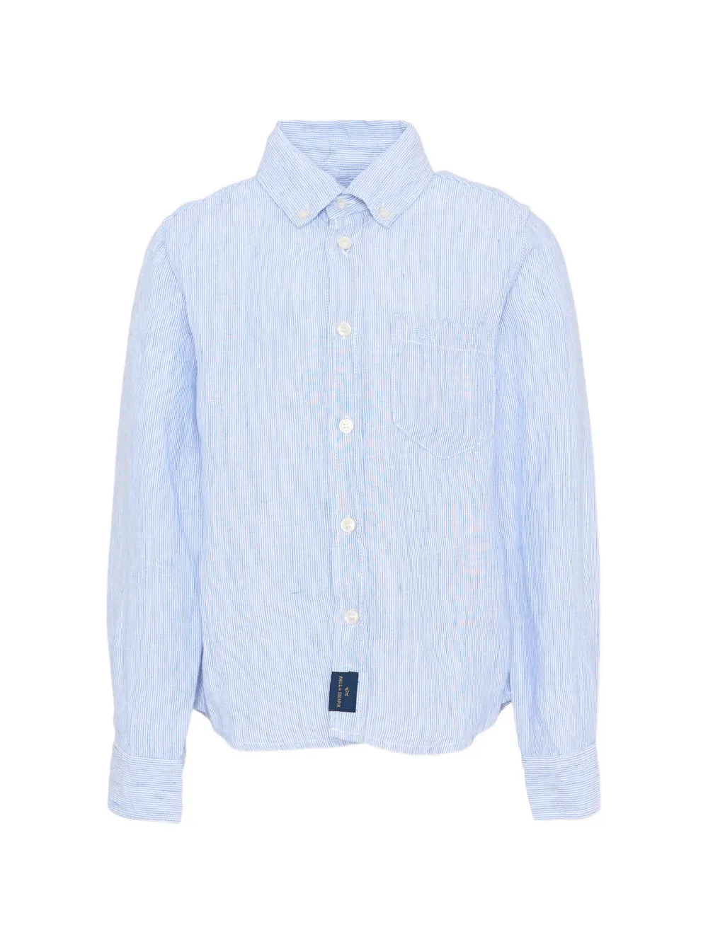 Paul & Shark Junior pocket striped shirt - Blau