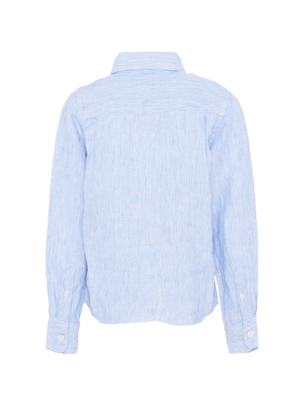  Paul & Shark Junior Pocket Striped Shirt - Blue 