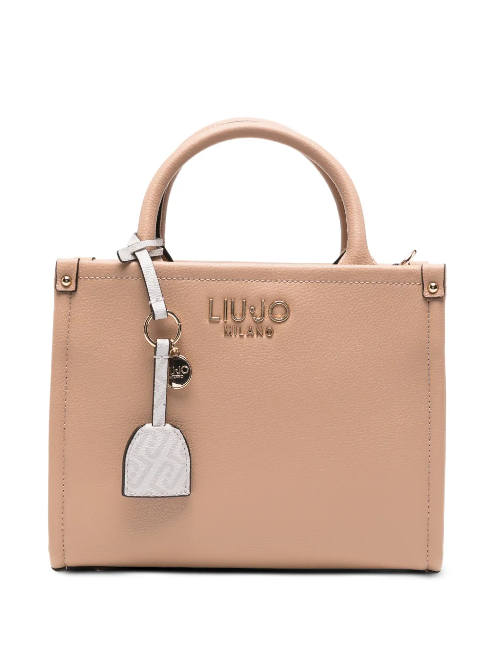 LIU JO Kleine Handtasche mit Anhänger - Nude