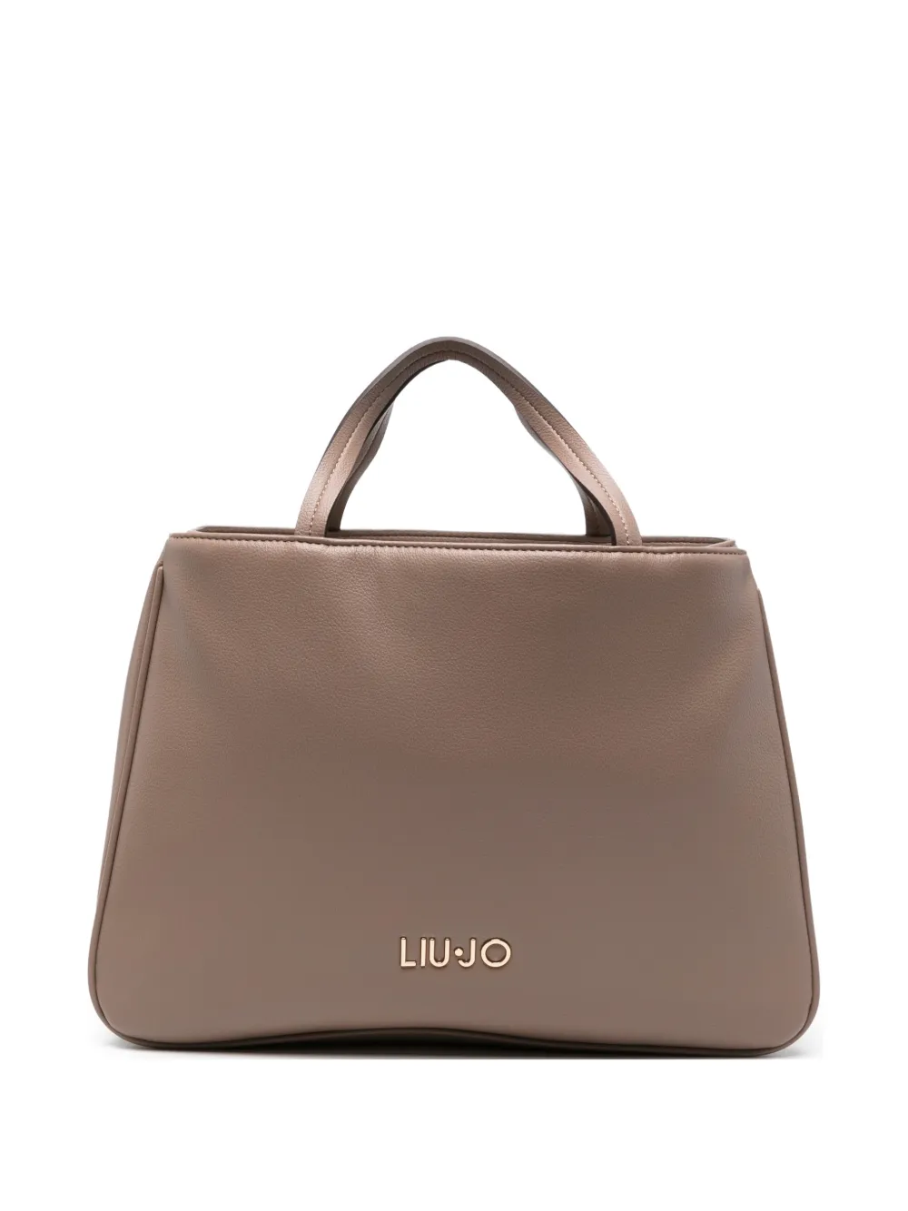 LIU JO Borsa tote con logo - Marrone