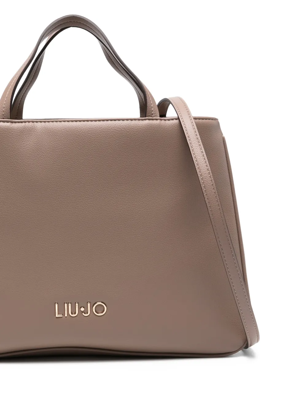 LIU JO Shopper met logo Bruin