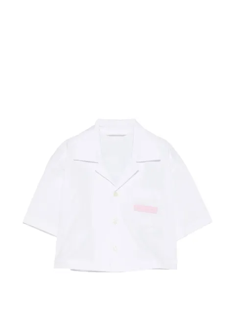 Palm Angels Kids camisa con bolsillo en el pecho