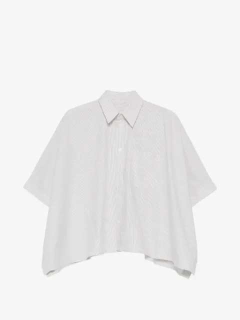 MM6 Maison Margiela striped-pattern boxy-fit shirt