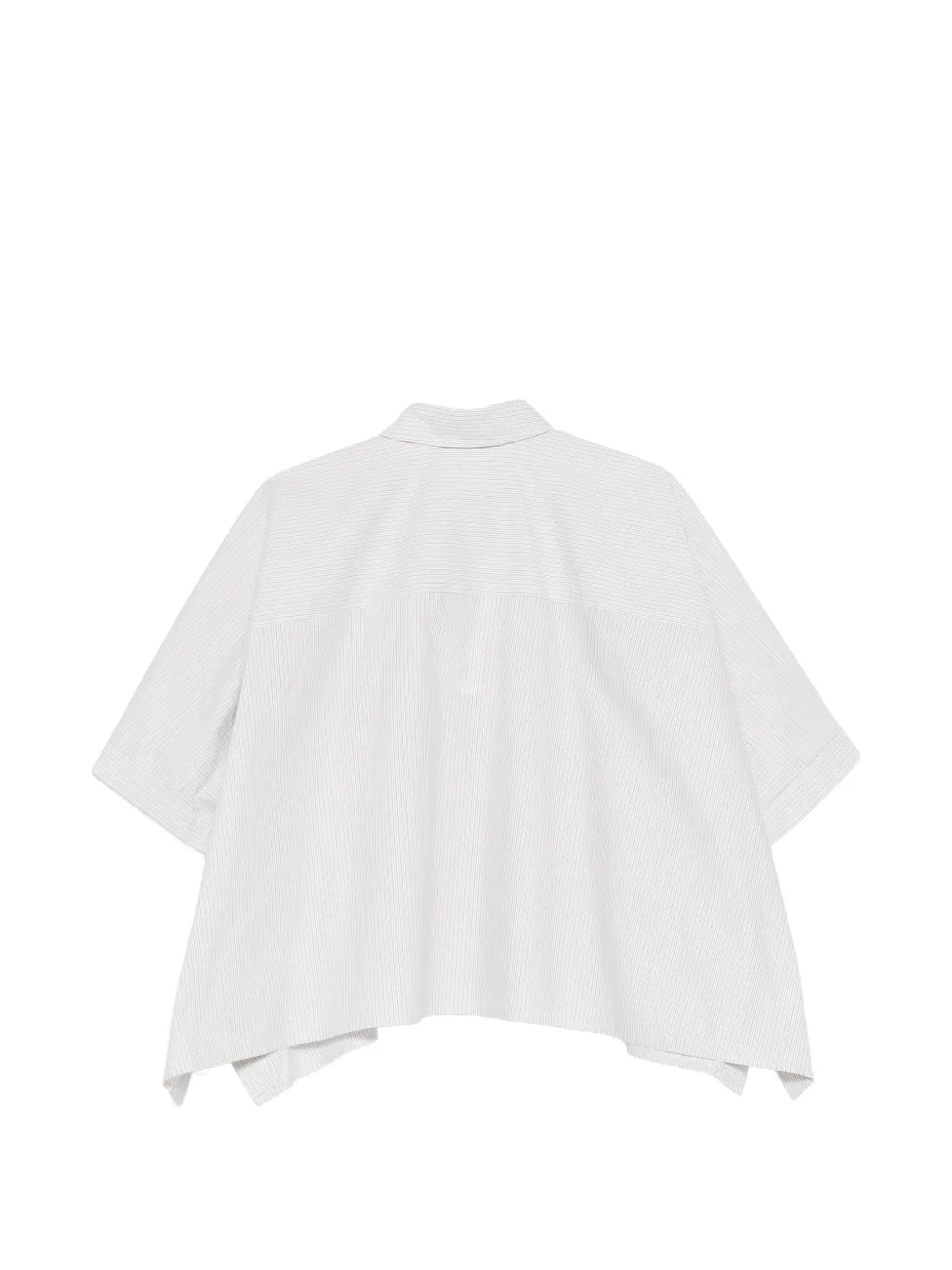 MM6 Maison Margiela Gestreept blouse in boxy-fit Wit