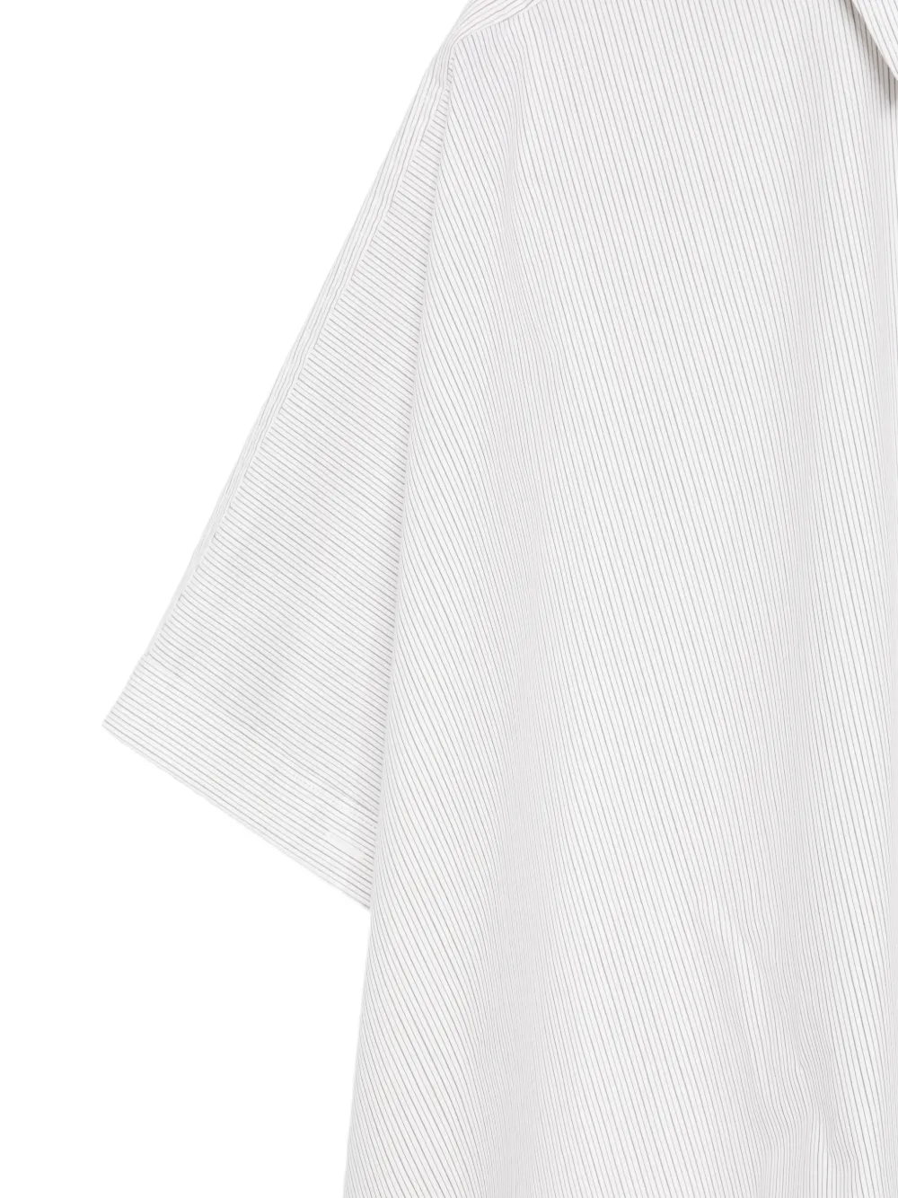 MM6 Maison Margiela Gestreept blouse in boxy-fit Wit