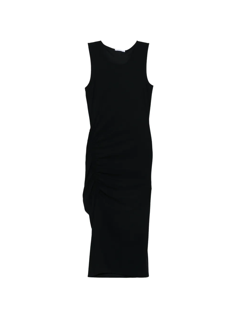 Patrizia Pepe draped midi dress - Nero