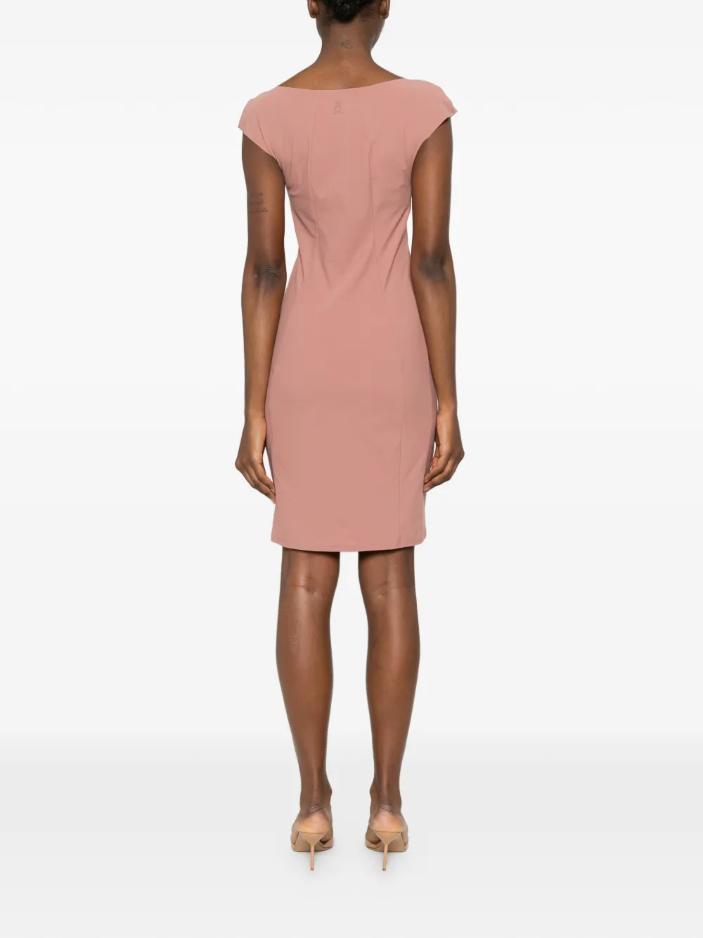 Patrizia Pepe Midi-jurk met kapmouwen Roze