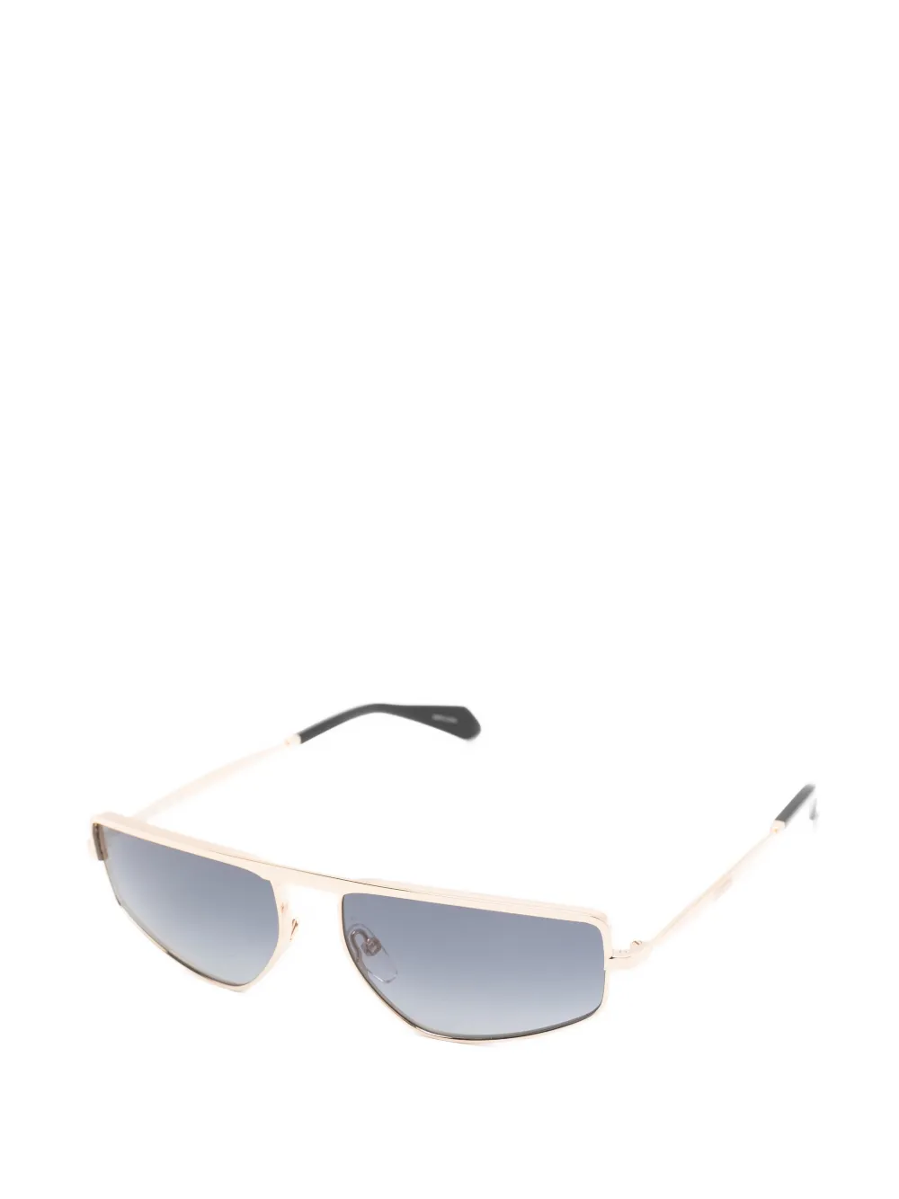 Moschino Eyewear Rectangle-frame Sunglasses - Gold 