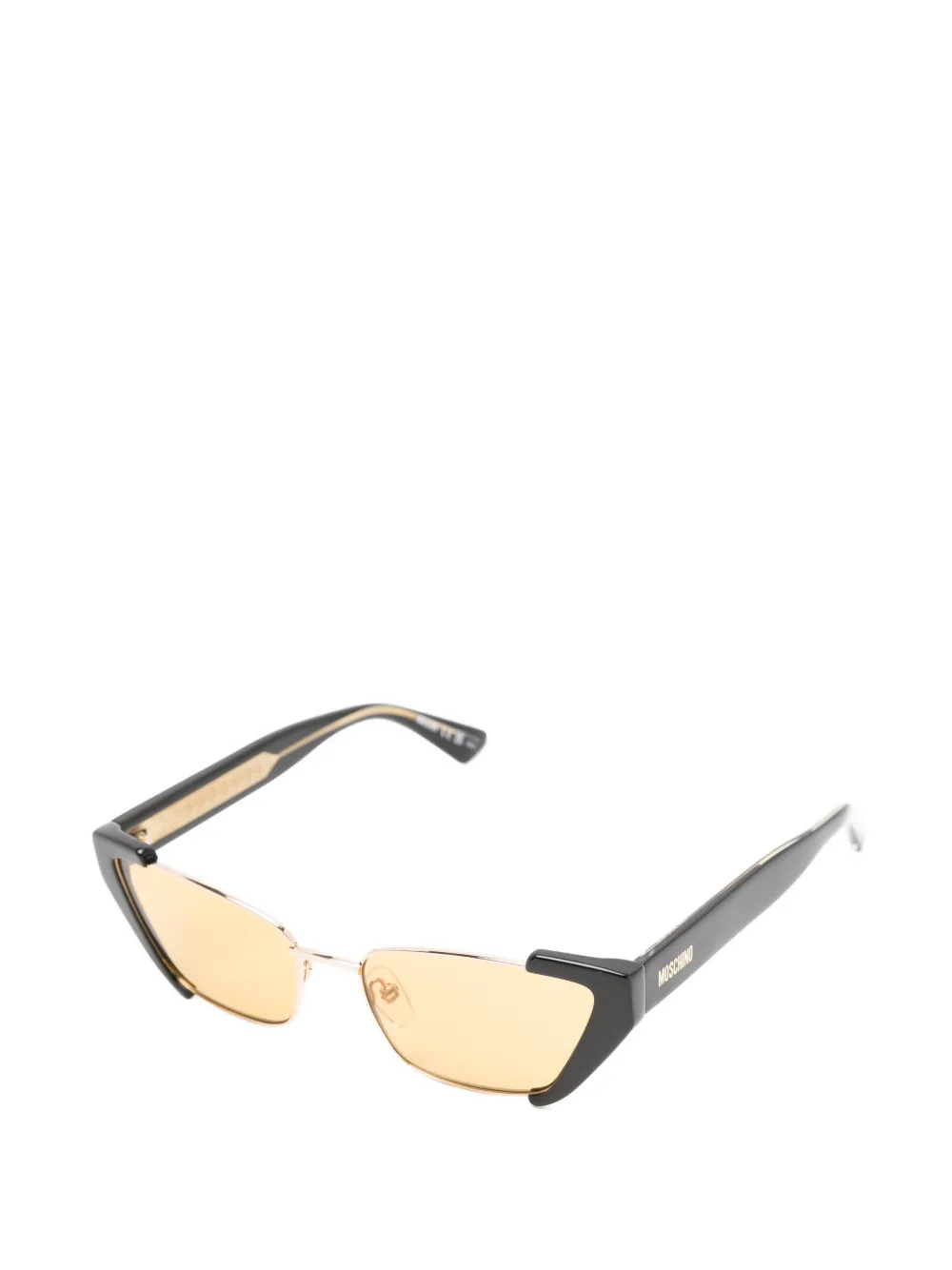 Moschino Eyewear Zonnebril met cat-eye montuur Zwart