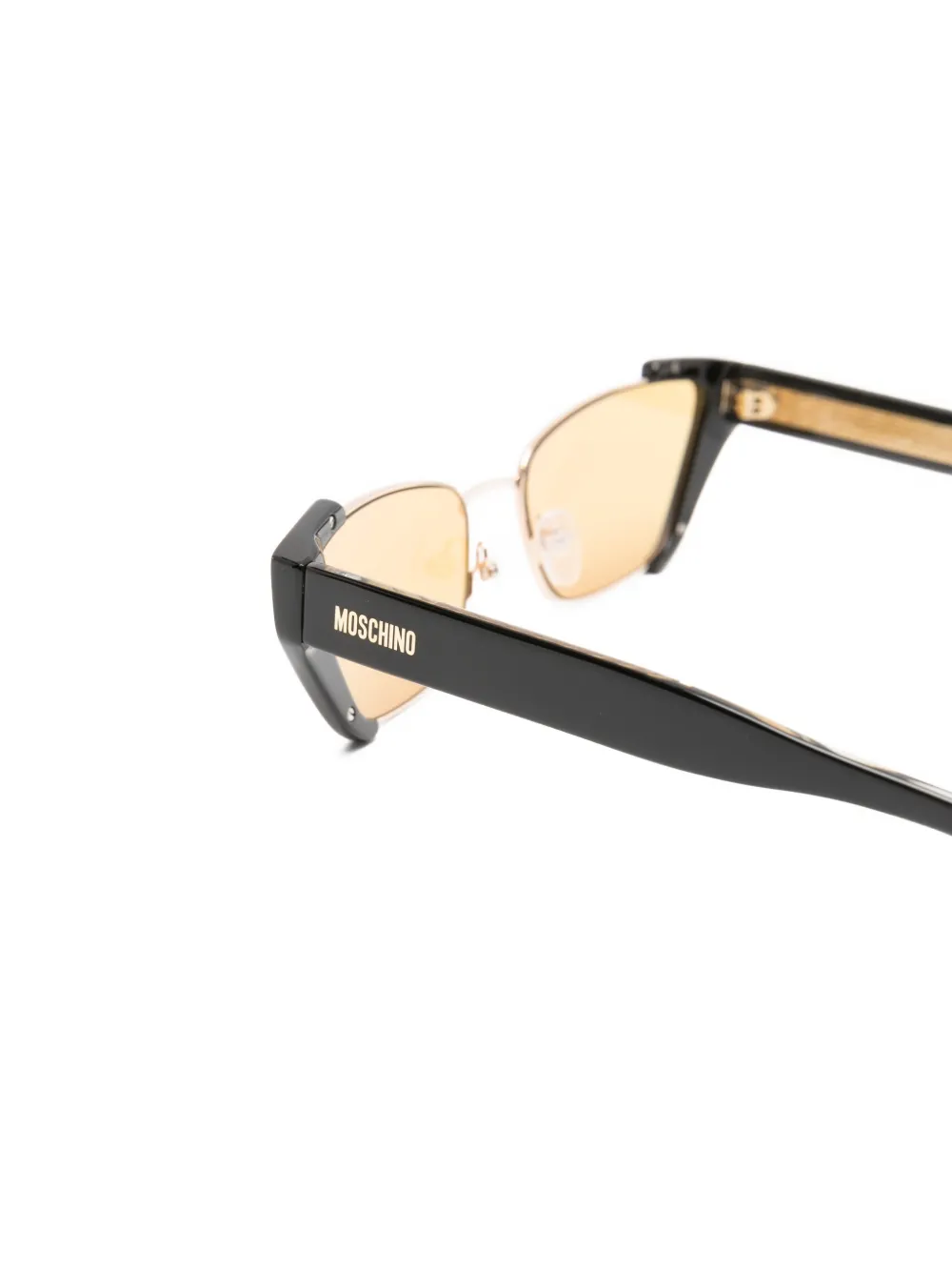 Moschino Eyewear Zonnebril met cat-eye montuur Zwart