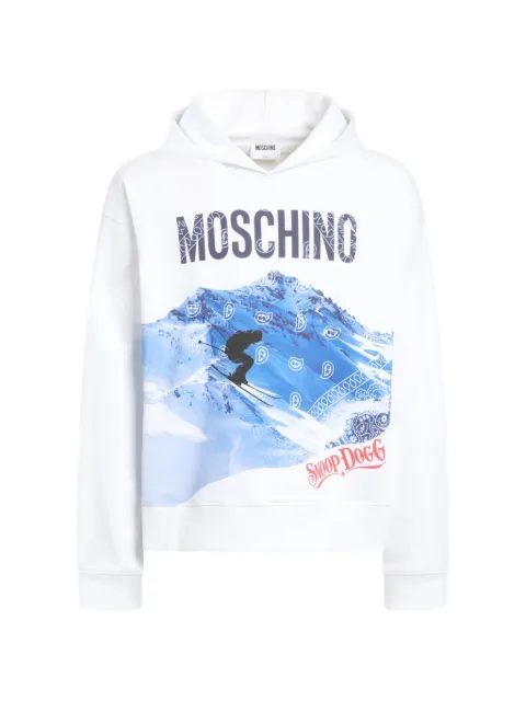 Moschino x Snoop Dogg graphic-print hoodie