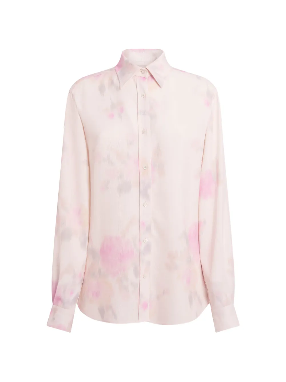 Moschino floral-print long-sleeve shirt - Rosa