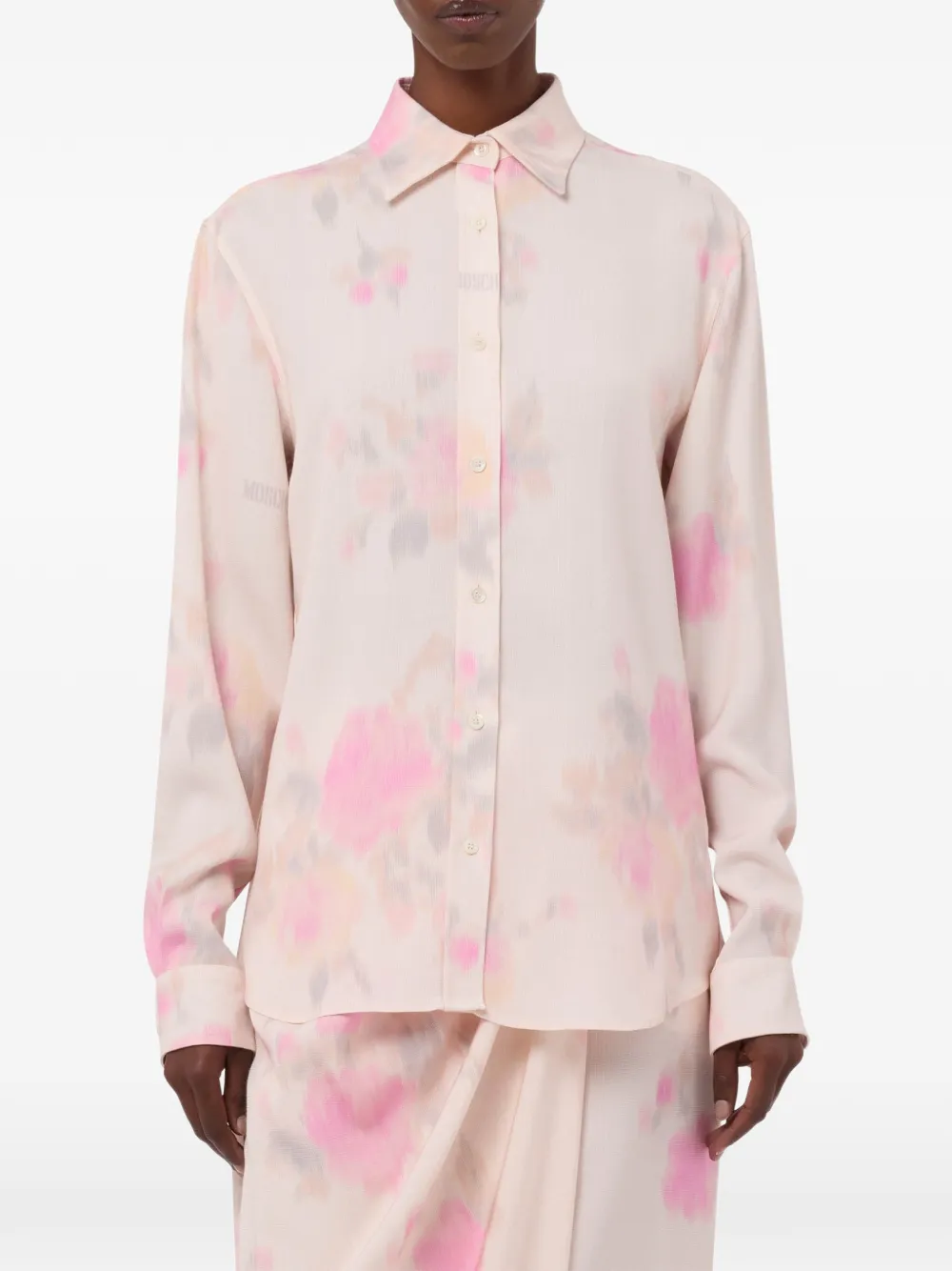 Moschino Overhemd met print Roze