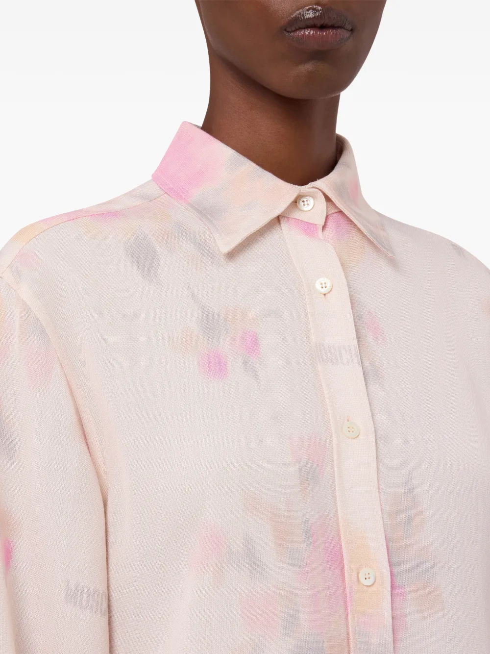 Moschino Overhemd met print Roze