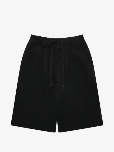 Dover Street Market drawstring-detail pleated cotton shorts