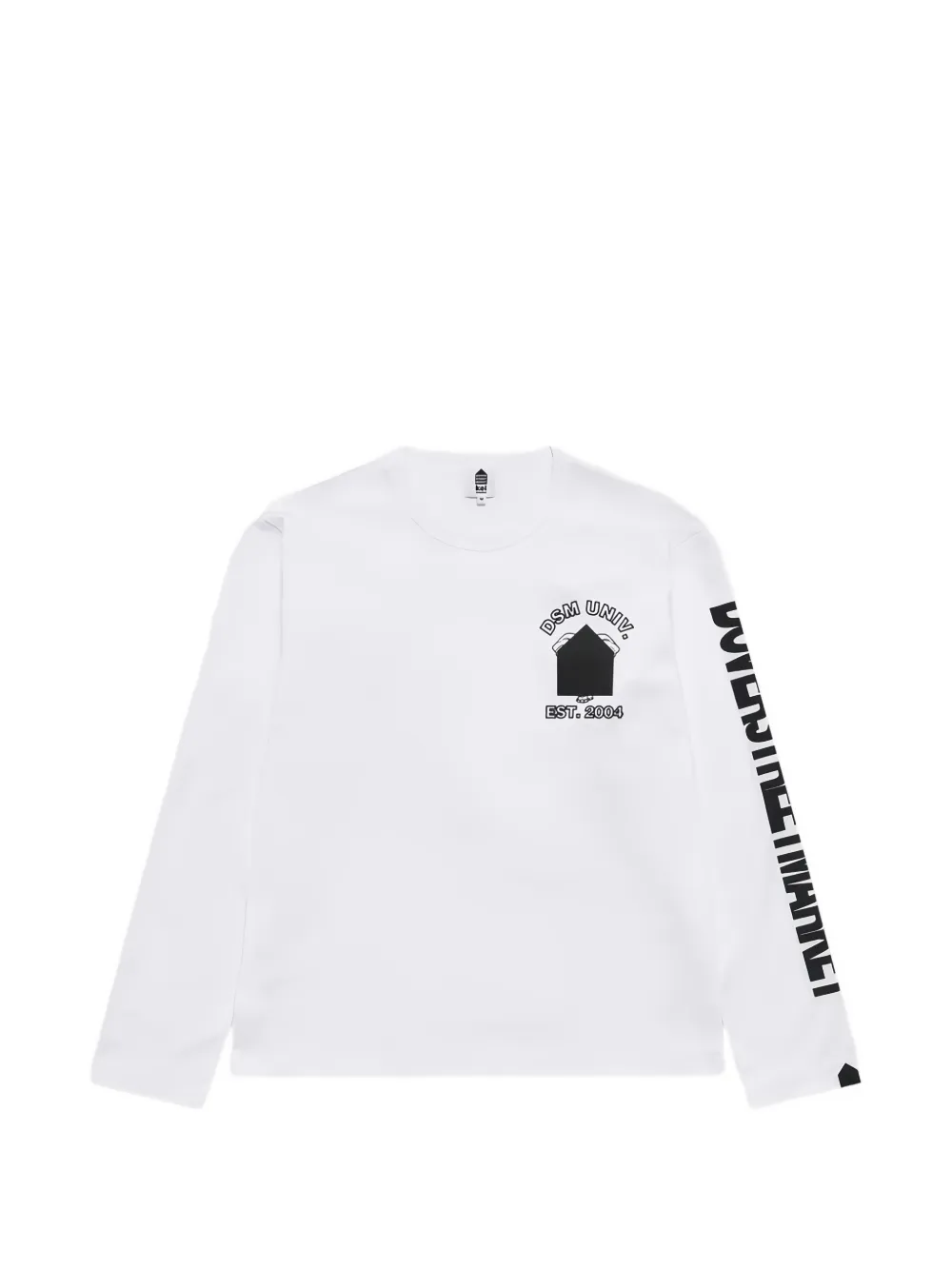 Dover Street Market University long-sleeve cotton T-Shirt - Bianco