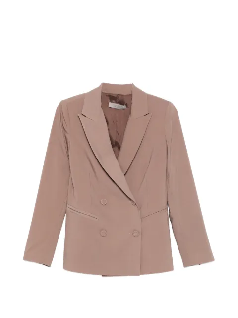D.Exterior double-breasted blazer