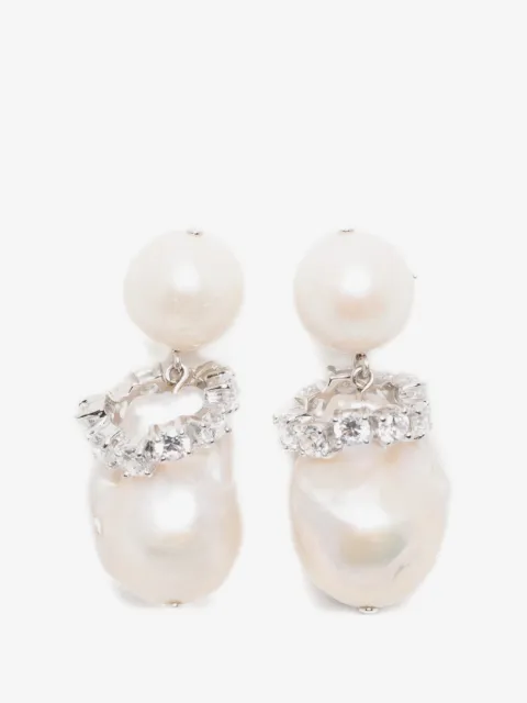 Completedworks Woah! Did Life Just Give Me a Lemon pearl-embellished earrings