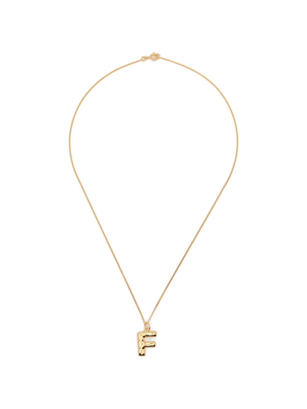 Completedworks F-pendant necklace - Oro