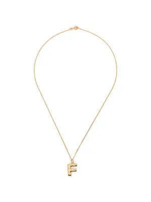 Undercover Logo Pendant Necklace | Gold | FARFETCH
