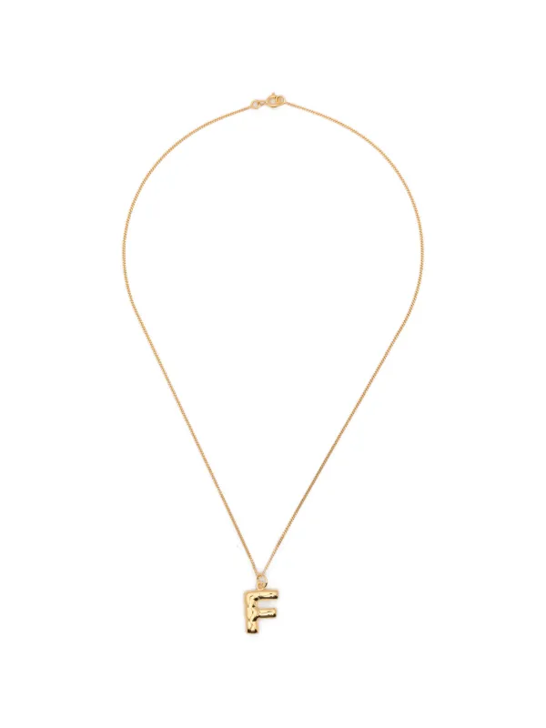 Completedworks F-pendant Necklace in Gold