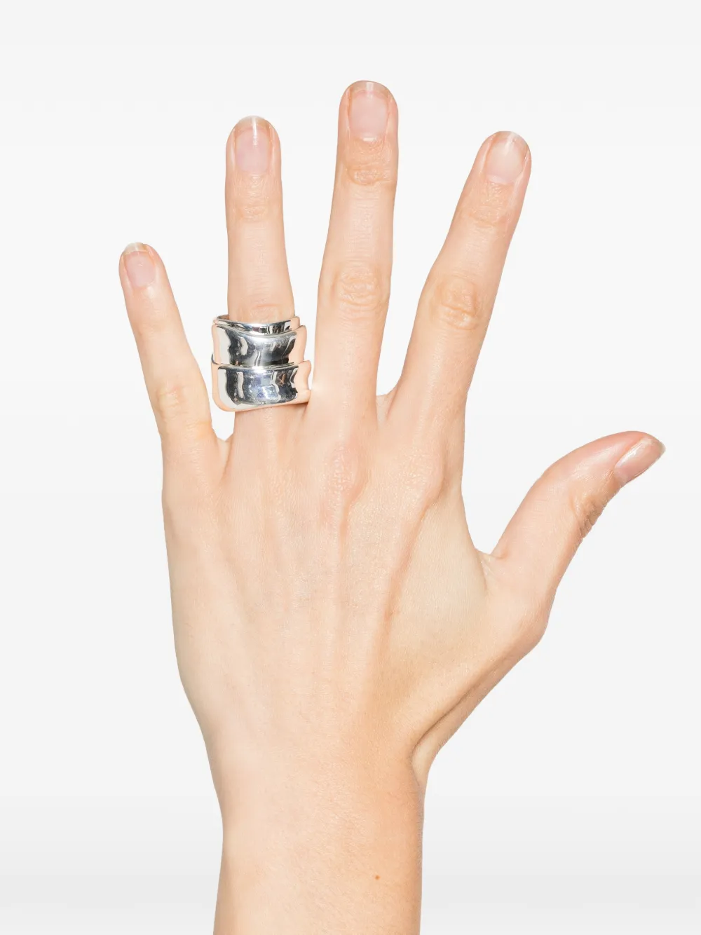 Completedworks twisted ring - Argento