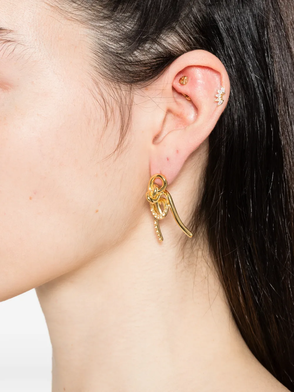  Completedworks Thread Ii Earrings - Gold 