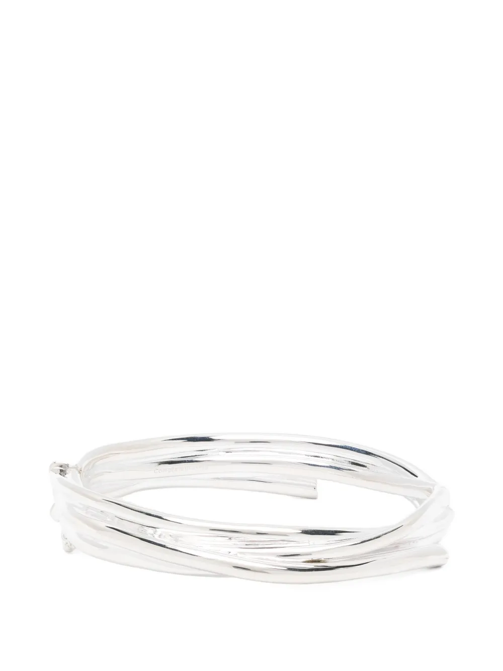 Completedworks sculptural-bangle bracelet - Argento