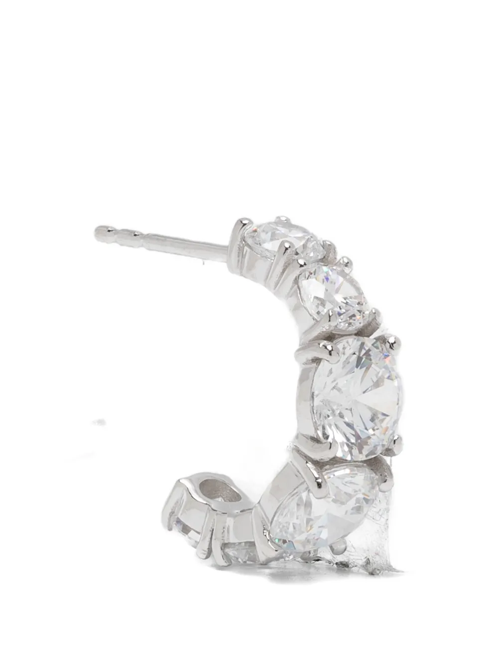 Completedworks crystal-embellishment earrings - Argento