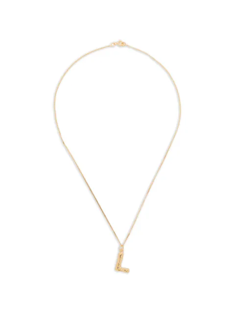 Completedworks L-initial pendant necklace