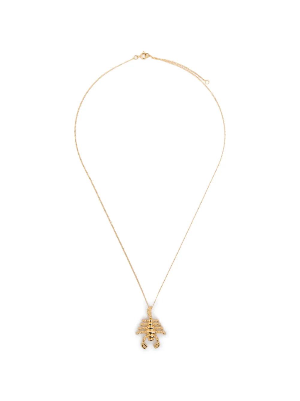 Completedworks scorpion-pendant necklace - Oro