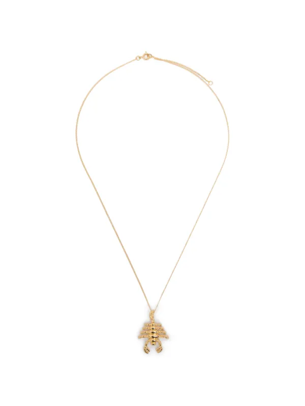 Completedworks Scorpion-zodiac Necklace in Gold