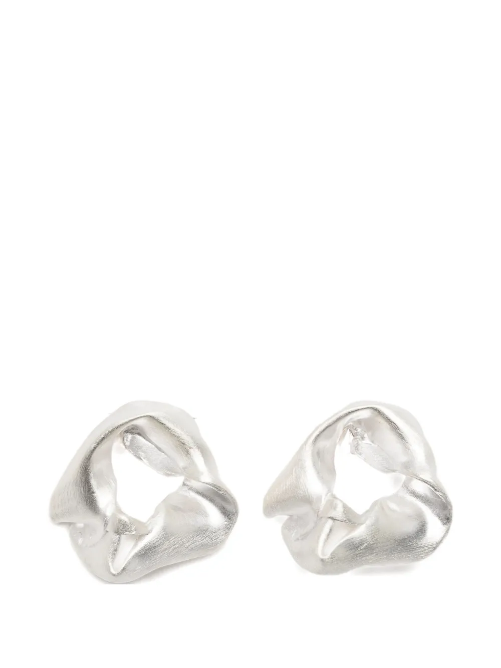 Completedworks Notsobig Scrunch earrings - Argento