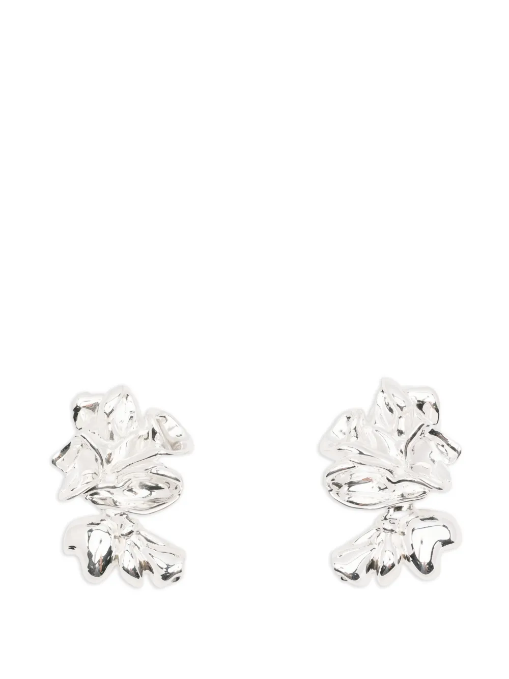Completedworks sculptural earrings - Silver