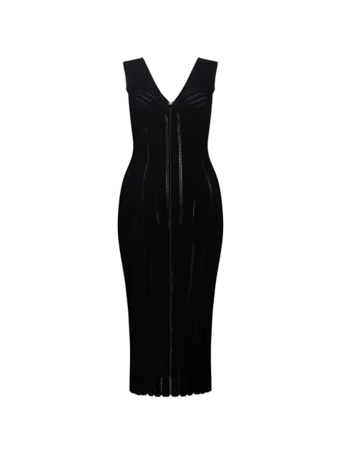 Elisabetta Franchi vestido midi con cuello en V