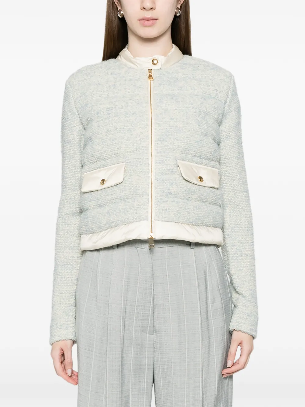  Moncler Flap-pockets Jacket - Blue 