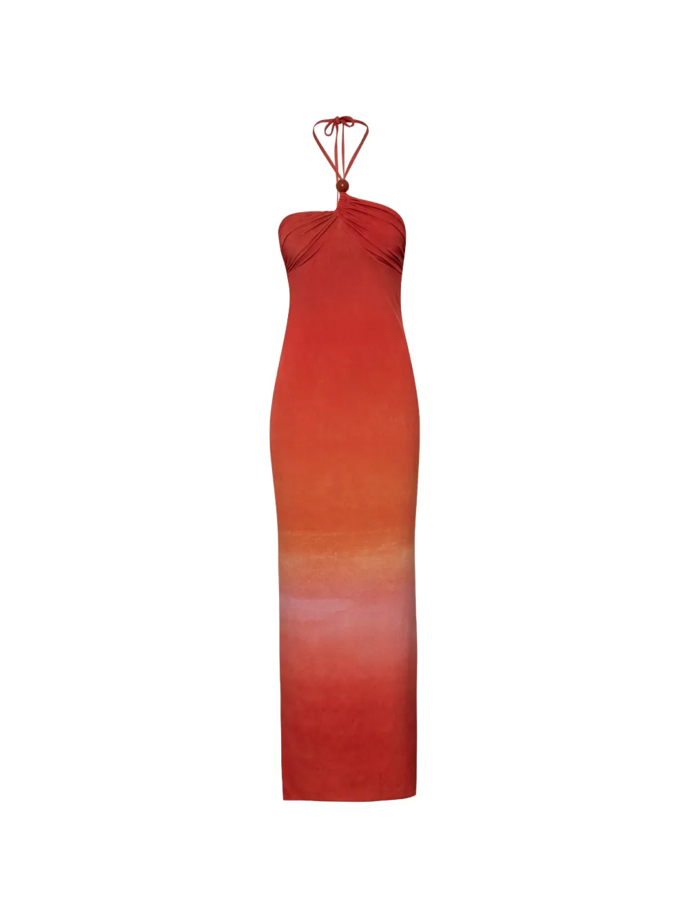 Baobab Abito lungo con nodo - Rosso