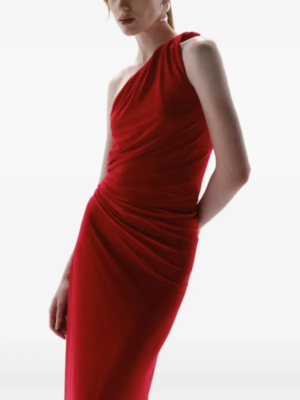 baobab one shoulder dress Baobab One-shoulder Ruched Dress