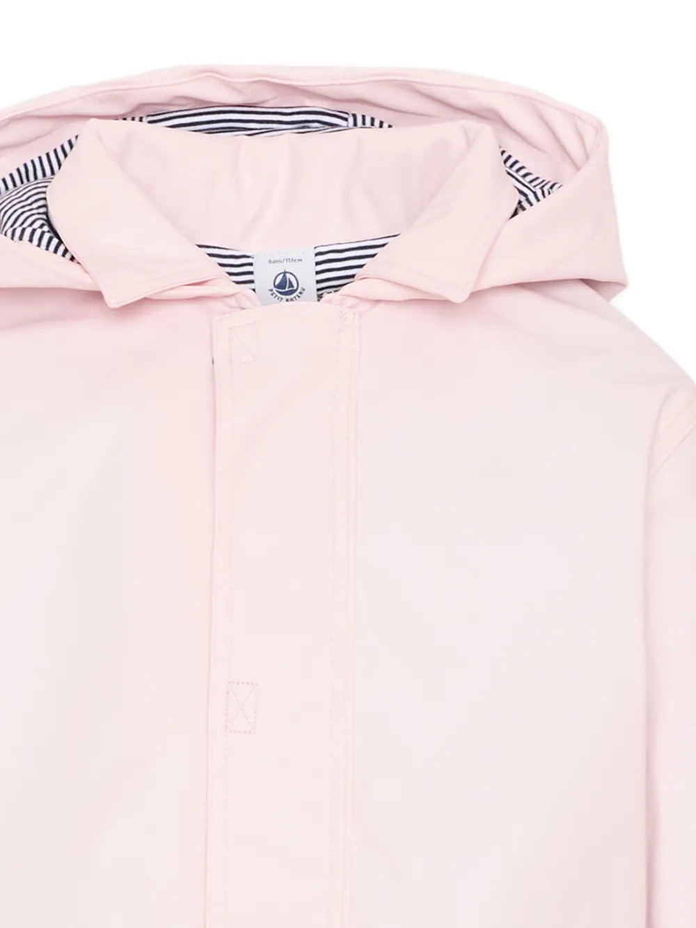 Petit Bateau Cire windjack met capuchon Roze