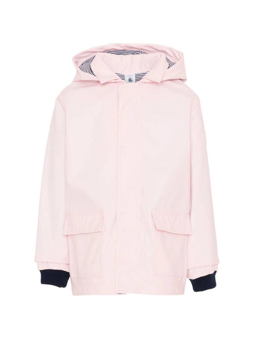 Petit Bateau Cire hooded windbreaker - Rosa