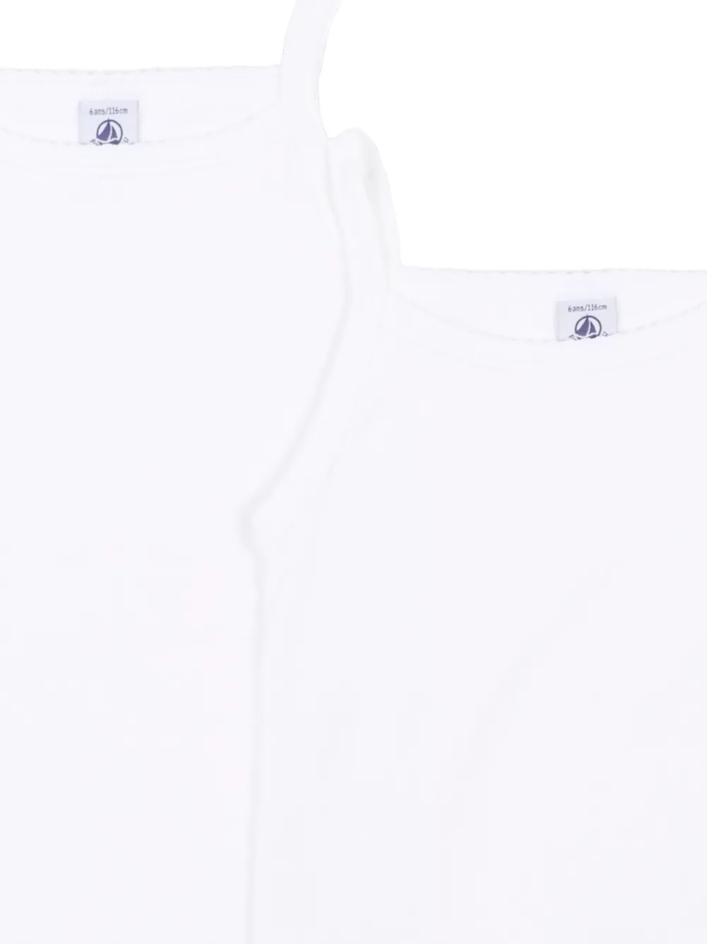 Petit Bateau Katoenen tanktopset Wit