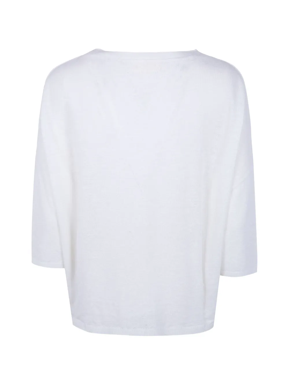  Ma'ry'ya Drop-shoulder Sweater - White 