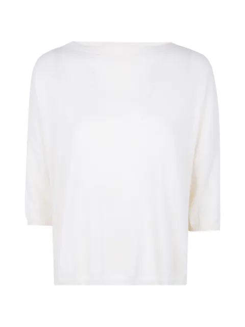 Ma'ry'ya boat-neck sweater