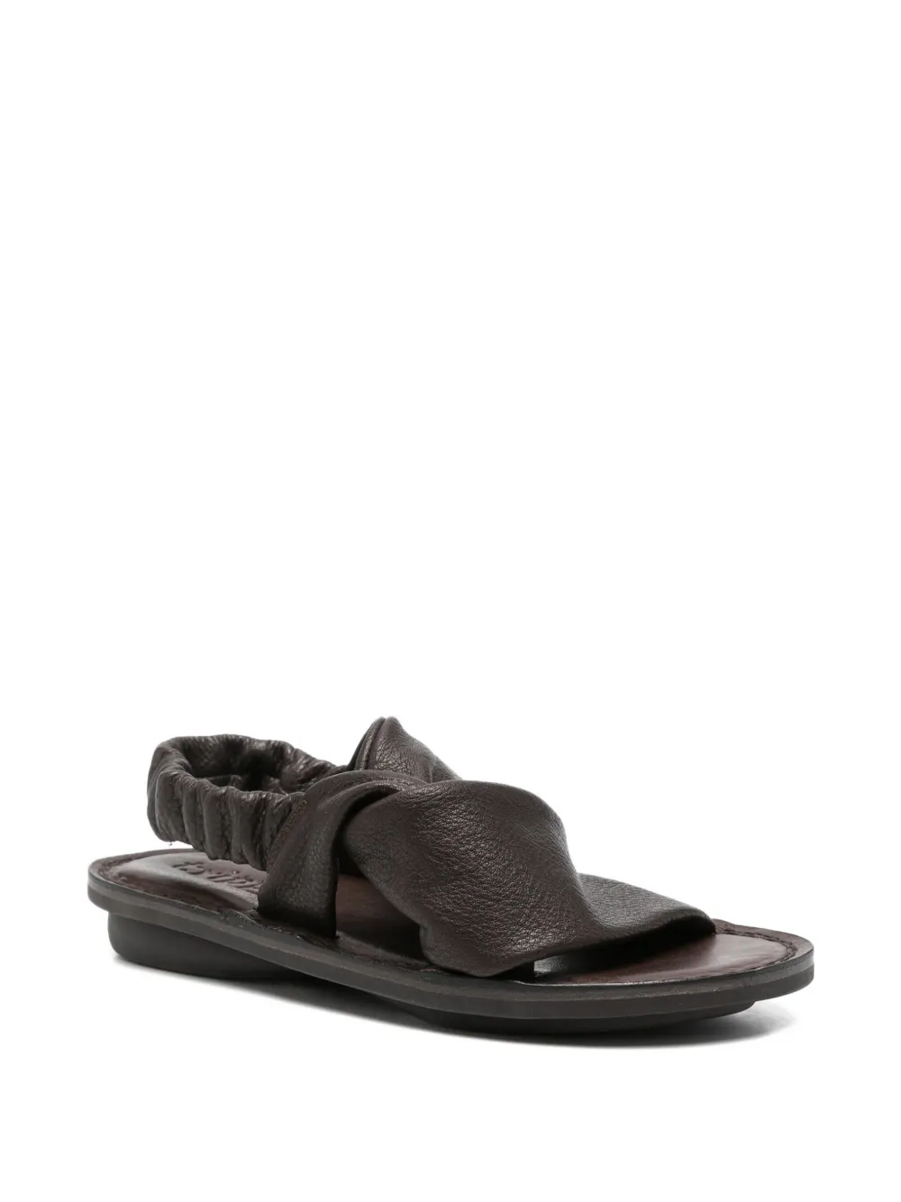 Trippen Embrace leather sandals Bruin