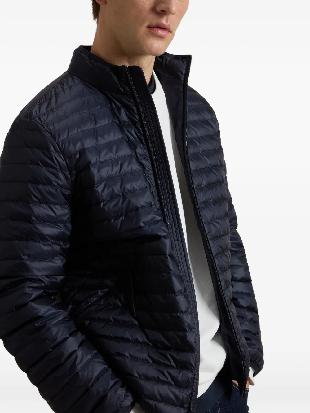 Woolrich Allen Downsweater jack Blauw